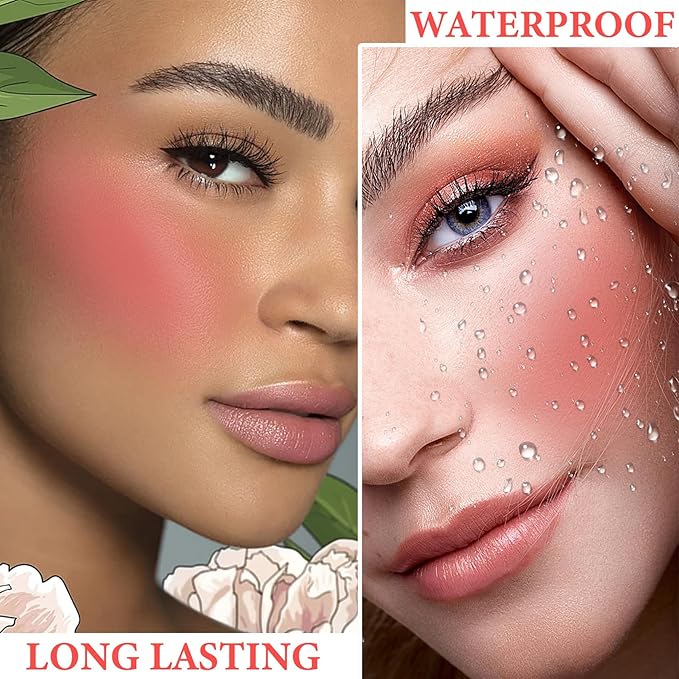 Cream Blush Stick Makeup,Blush Stick for All Skin & Eyes（#101）