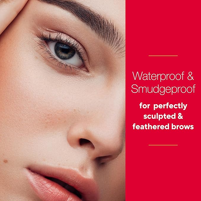 Mirabella Ultra Fine Brow Pencil, Anti-Chip Waterproof Eyebrow Pencil - Smudgeproof, Blendable & Retractable Eyebrow Pencil to Define and Fill In Brows Naturally - Light