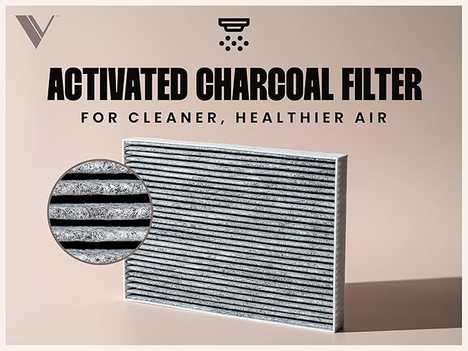 V Beauty Pure Nail Fan Dust Collector - Nail Dust Extractor and Catcher Vacuum, Sleek, Lightweight, and Adjustable Salon Fan with Activated Charcoal Filter, Acetone-Resistant Design