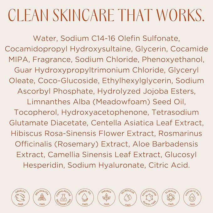 InstaNatural Vitamin C Body Wash, Moisturizing Shower Gel Cleanser for Women & Men, Deeply Cleanses & Balances, Brightens, Tones & Tightens, with Aloe Vera & Jojoba Oil, 12 Fl Oz