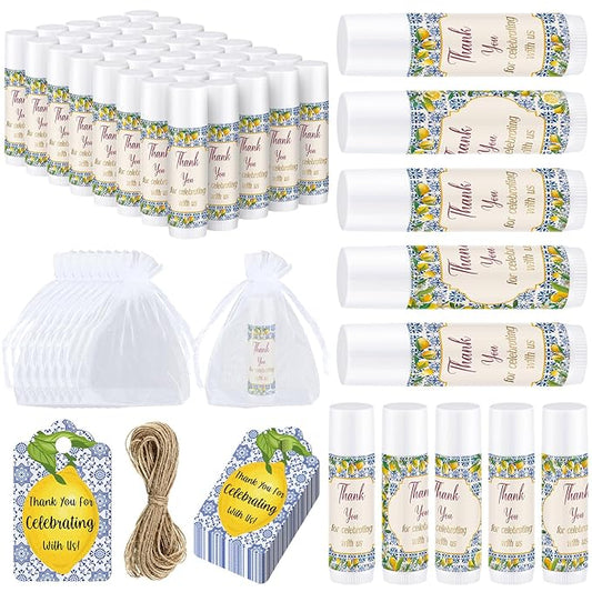 Demissle 50 Pcs Baby Shower Lip (Lemon)
