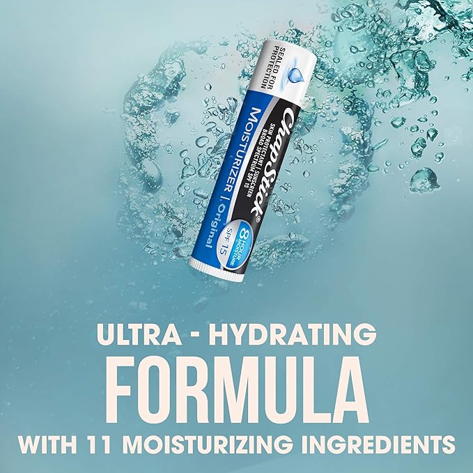 ChapStick Original Lip Care Bundle – Moisturizer 2-in-1 Lipcare SPF 15 with Aloe and Vitamin E + Classic Lip Balm, 0.15 Ea (2 Piece Set)