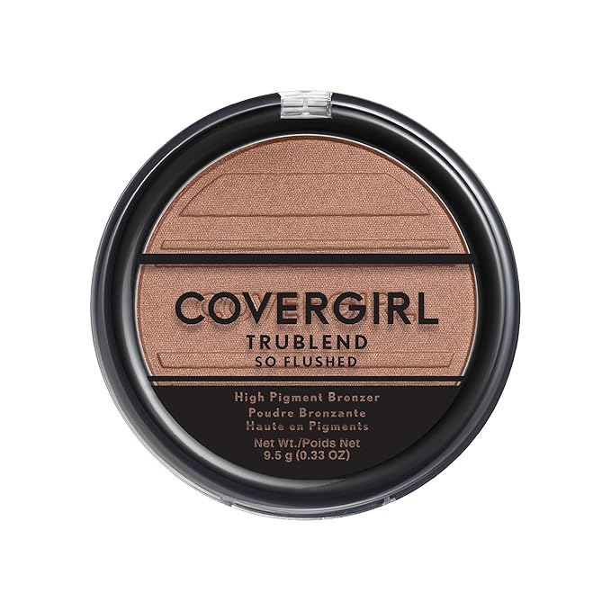 COVERGIRL Trublend So Flushed High Pigment Bronzer, Sunset of 1) 0.33 Oz