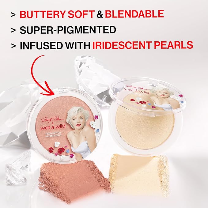 wet n wild Marilyn Monroe Collection Icon Highlighter - Peachy Pink