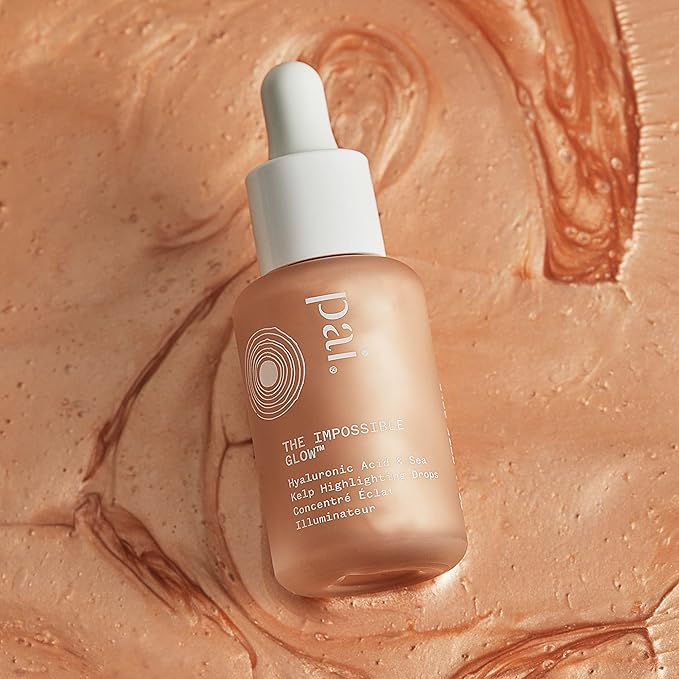 Pai Skincare - The Impossible Glow Organic Hyaluronic Acid + Sea Kelp Glow Drops | Natural, Vegan, Sensitive Skincare (Rose Gold, 1 fl oz | 30 ml)