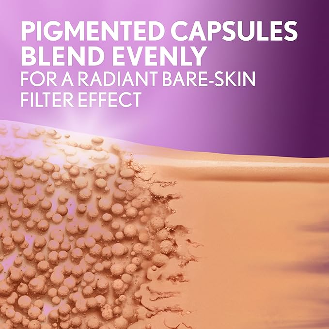 Covergirl Simply Ageless Skin Perfector Essence Foundation, 50 Vegan Formula, 1.0oz