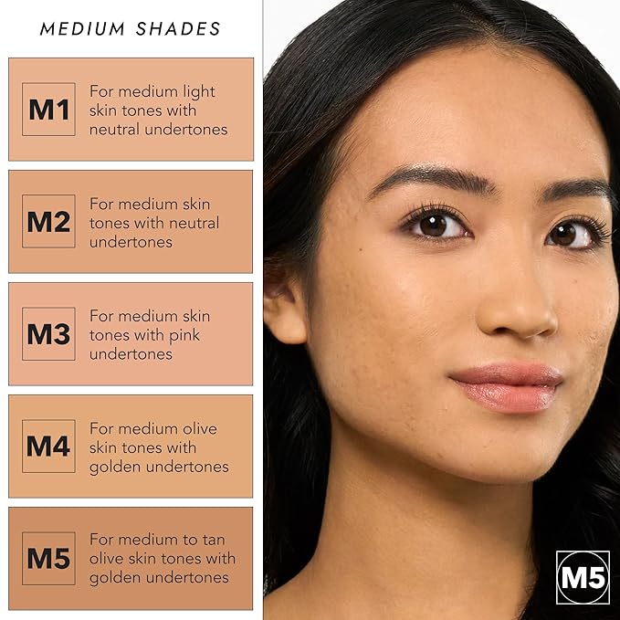 COVER FX Pressed Mineral Foundation - Shade M1 Skin Types