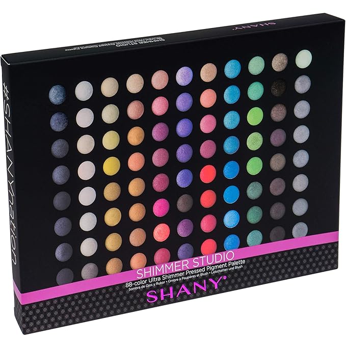 SHANY SHIMMER STUDIO Eye shadow Palette, Matte,Shimmer and Metallic Eye Makeup, Studio Colors for Smoky Eyes and Natural Look