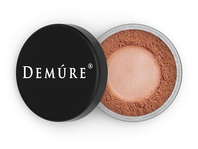 Demure Mineral Blush Makeup (Mocha Rose), Loose Powder By Demure