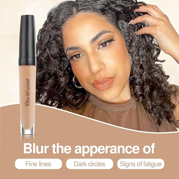 Frankie Rose Cosmetics Our Lil’ Secret Concealer – Sweat-Proof & Matte Under Eye Concealer, Long Lasting Concealer Full Coverage For Fine Lines, Dark Circles & Hide Imperfections - Angelic