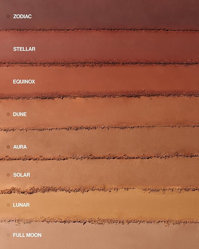 MAKE Beauty Skin Mimetic Microsuede Bronzer Powder - Matte Bronzing Powder Contour, Buildable Formula, Non Comedogenic, Long Lasting Color. Shade - Zodiac for Deep to Dark Skin