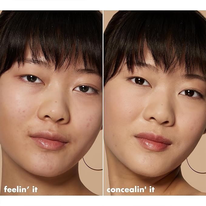 e.l.f. Hydrating Camo Concealer, Lightweight, Full Coverage, Long Lasting, Conceals, Corrects, Covers, Hydrates, Highlights, Light Peach, Satin Finish, 25 Shades, All-Day Wear, 0.20 Fl Oz