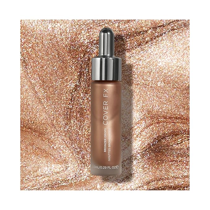 COVER FX Custom Bronzer Drops - Gilded Glow: 1 Fl Oz
