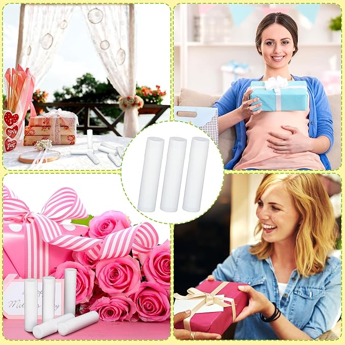 Demissle 150 Pcs Unlabeled Lip Balm Guests