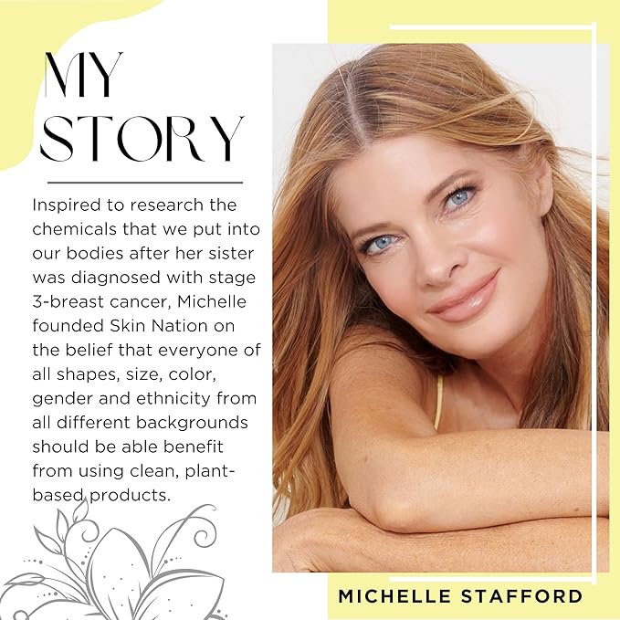 Skin Nation Super Hydrating Vitamin C Face Serum with Ferulic Acid, Aloe Vera, Rosehip Oil, Can Help Smooth Skin Texture and Supports Firmer Skin, for Dry and Sensitive Skin