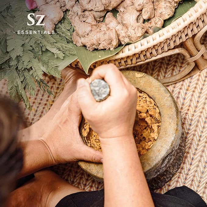 Ashwagandha Essential Oil, 100% Pure and Natural - Undiluted, Steam Distilled from Withania Somnifera - Woody & Earthy Scent with Nutty Overtones - Therapeutic Grade & Vegan - 0.17oz