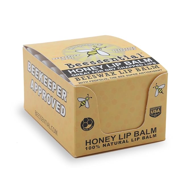 Beessential Natural Bulk Lip Balm, Honey, Gifts,