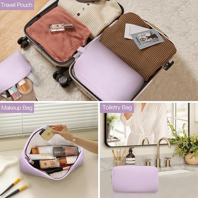 3 pieces makeup bag cosmetic