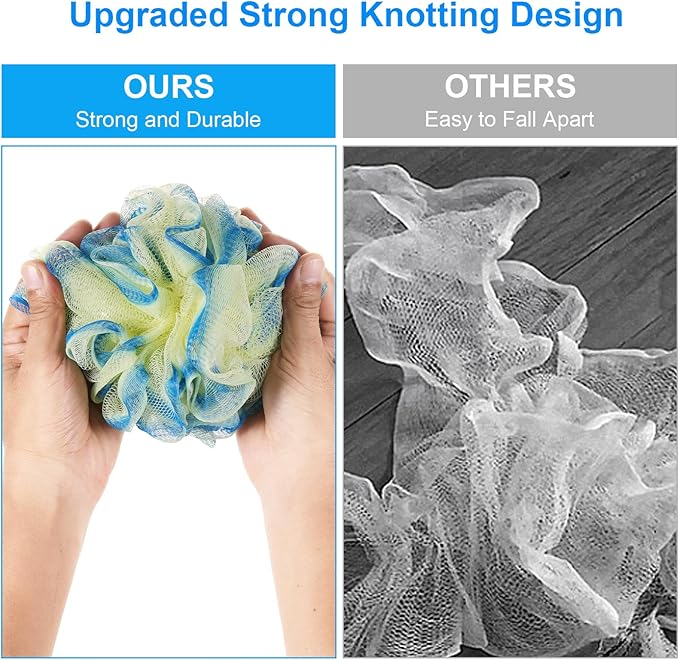 Pack of 4 loofah sponge