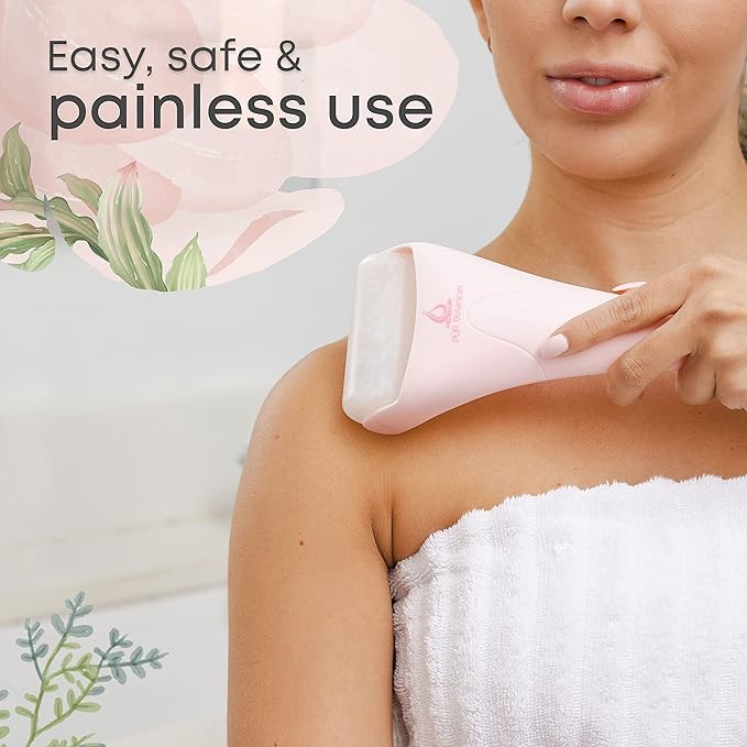 Derma Roller & Ice Roller 2 in 1 for Beard Hair Skin Face 540 Titanium.25mm - Self Care Gifts Facial Skin Care Tools…