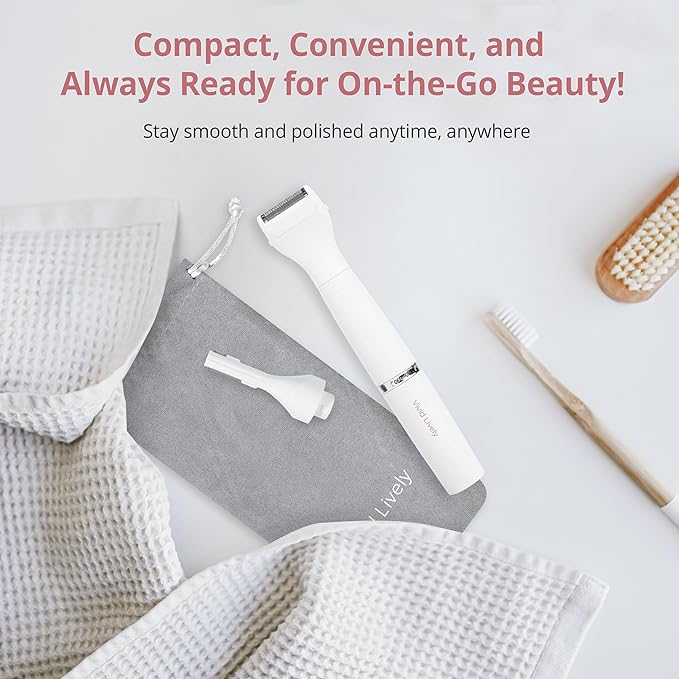 4-in1 Facial Hair Removal for Women, Painless Electric Face Shaver, USB Rechargeable, Ease of Use, Portable