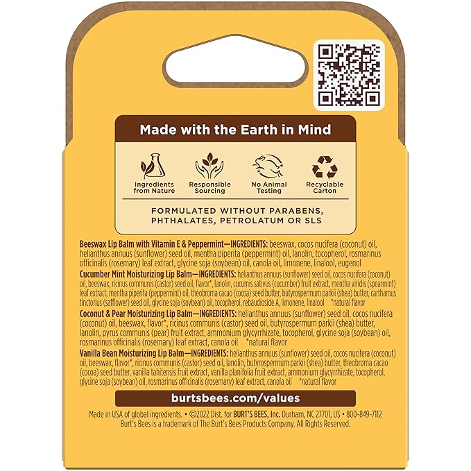 Burt's Bees Lip Balm - Beeswax,