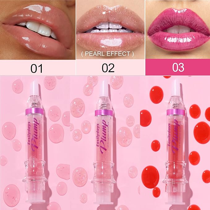 3 Colors Lip Plumping Booster, Spicy Girls,