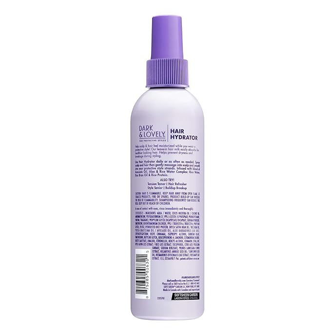 Dark and Lovely For Protective Styles Hair Hydrator with rice water complex 5.0 fl oz