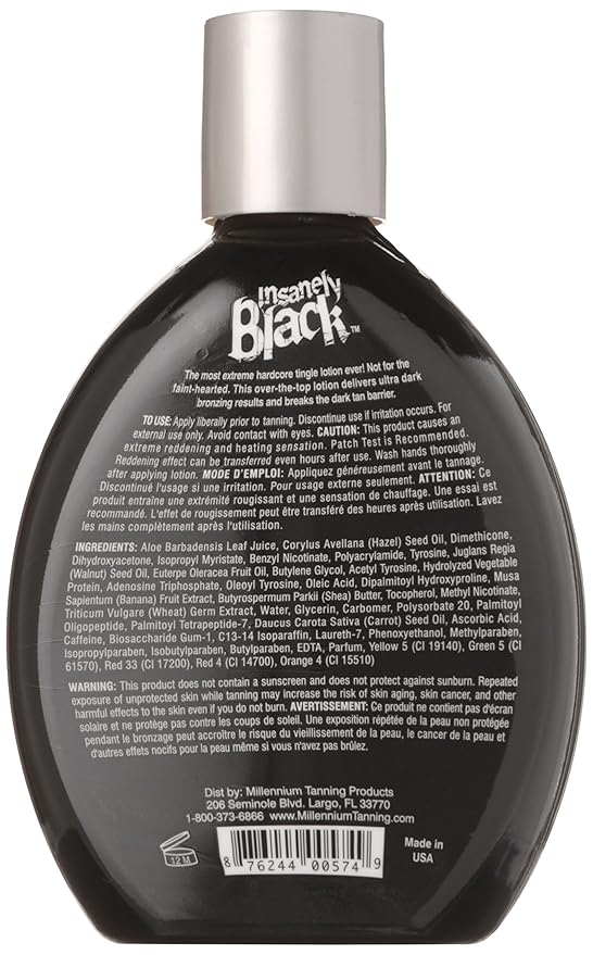 Millenium Tanning Products - Insanely Black 60X (Pack of 3)
