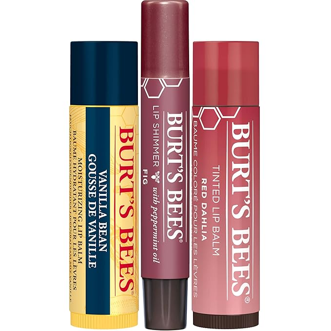 Burt's Bees Mistletoe Kiss Gift - Red (Vanilla Bean)