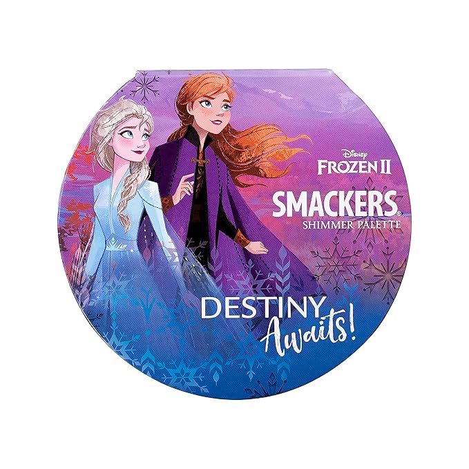 Lip Smacker Disney Frozen 2 Glitter Eyeshadow & Blush Makeup Palette, Melt For You Shimmer | Christmas Make Up Collection | Holiday Present | Gift for Girls