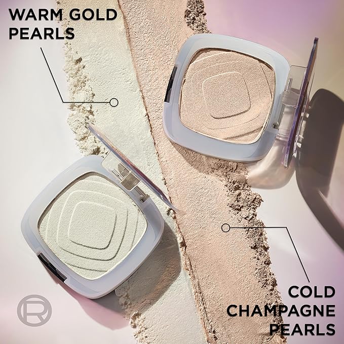 L'Oreal Paris Infallible Up to 24HR Highlighter, Longwear Powder Highlighter For All Day Glow, Champagne Glow, 0.31 Oz