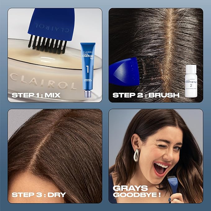 Clairol Root Touch-Up by Nice'n Easy Permanent Hair Dye, 5G Medium Golden Brown Hair Color, Pack of 2