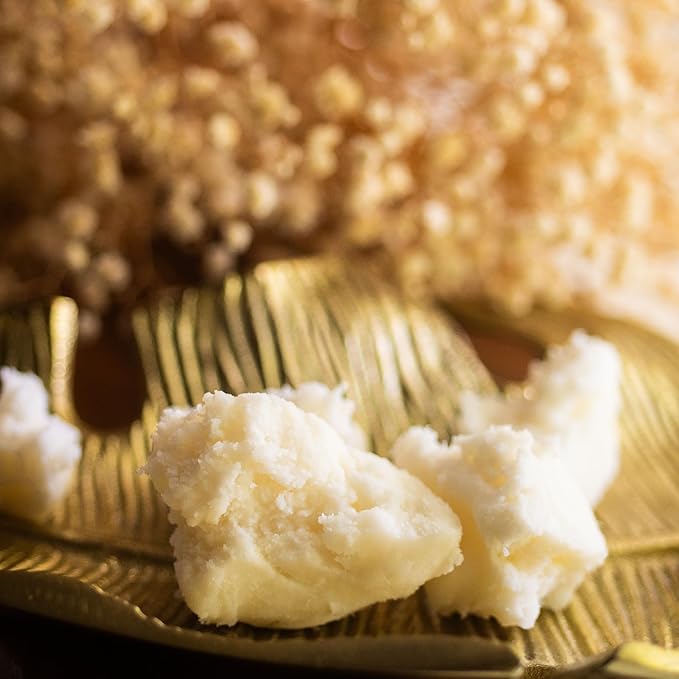 Refined Shea Butter Unscented - 100% Pure African Shea Butter for Hair & Dry Skin - Soap Base - Face & Body Moisturizer, for DIY Whipped Body Butter & Lip Balm 8 oz Jar