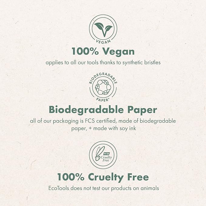 Ecotools dry body brush, cruelty-free