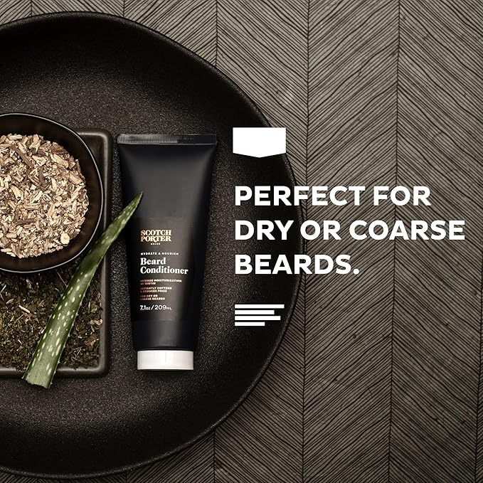 Scotch Porter Curls & Waves Leave-In Hair Conditioner Twin Pack – Moisture Rich Daily Lightweight Hair Moisturizer that Intensely Hydrates, Smooths & Defines Curls & Waves – 2 * 7.1oz