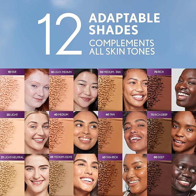 Covergirl Simply Ageless Skin Perfector Essence Foundation, 45 Medium-Olive, Tinted Skincare Makeup Hybrid, Sheer Tint, Radiant Finish, Glowy Finish, Vegan Formula, 1.0oz