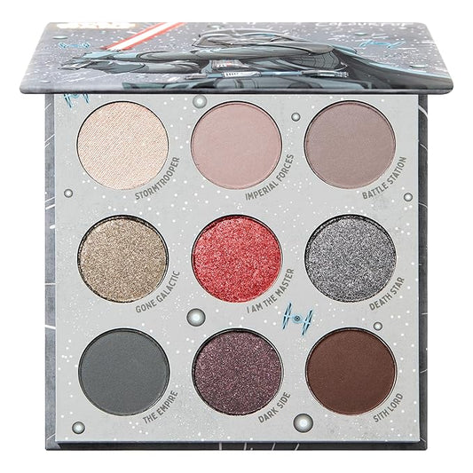 ColourPop x Star Wars Makeup Palette - Shadow Palette with Matte, Metallic, Matte Sparkle & Glitter Finishes - High-Pigment Makeup with a Long-Wearing Formula - Darth Vader (0.3 oz)