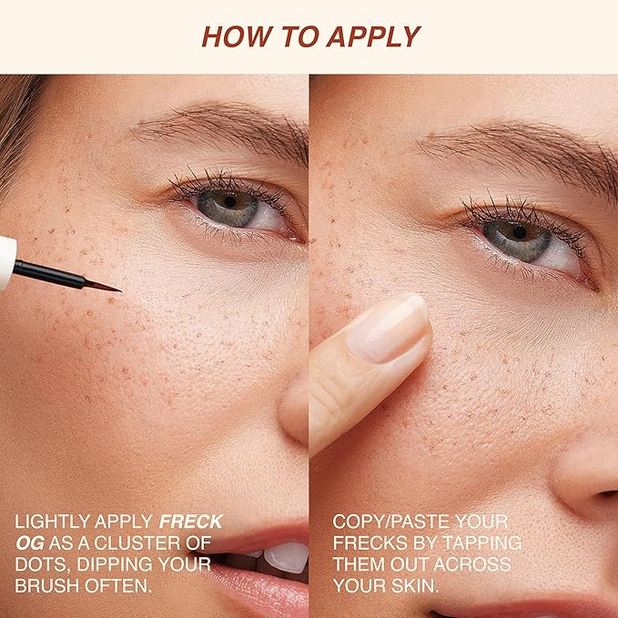 Freck Beauty, The Original Freckle Pen, Mini – Natural-Looking, Buildable and Long-Lasting Faux Freckles with Clean, Vegan Formula, All Skin Tones (FRECK OG)