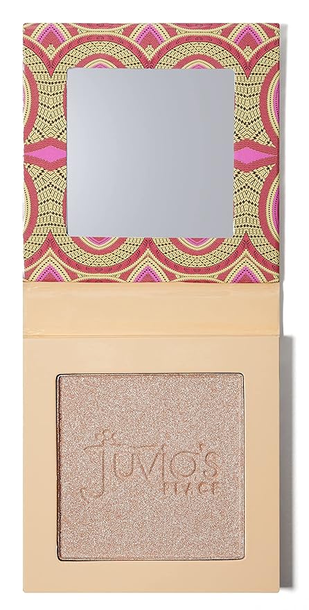 Juvia's Place Highlighter Tribe Glow Vol.3 - Highlighter Powder, Baked Highlighter, Shimmer Highlighter Makeup, Long-Wearing & Illuminating Cheek Highlighter - Suitable for Lighter Skin Tones