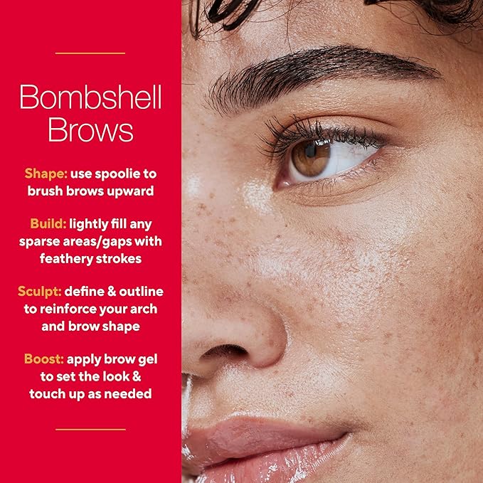 Mirabella Ultra Fine Brow Pencil, Anti-Chip Waterproof Eyebrow Pencil - Smudgeproof, Blendable & Retractable Eyebrow Pencil to Define and Fill In Brows Naturally - Auburn