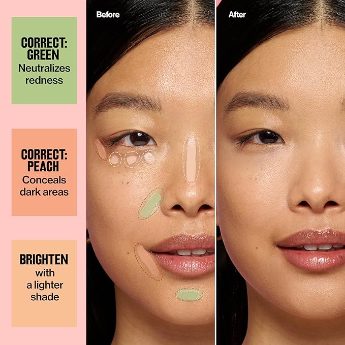 Revlon Glimmer Brightening Concealer, Liquid Under Eye Makeup, Made with Caffeine, Vitamin C, & Stevioside, 145, 0.3 fl oz