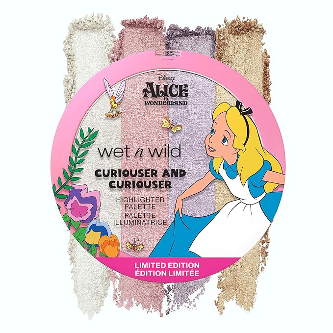 wet n wild Curiouser And Curiouser Highlighter Palette Alice In Wonderland Collection