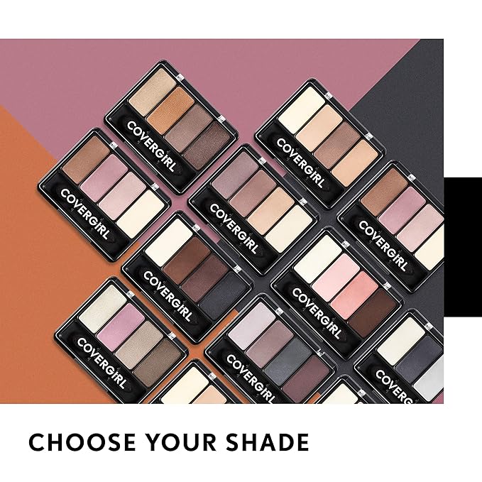 COVERGIRL - Eye Enhancers 4-Kit Eyeshadow, silky, sheer formula, double ended applicator, 100% Cruelty-free