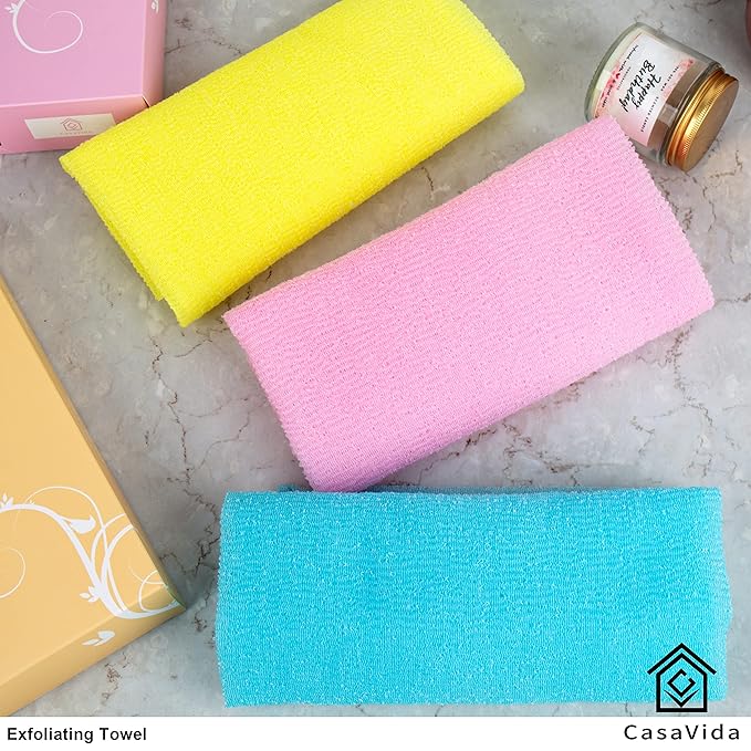 Casavida exfoliating washcloth back scrubber