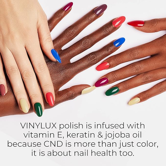 CND Vinylux Longwear Red Nail Polish, Gel-like Shine & Chip Resistant Color, Soft Flame, 0.5 fl. oz