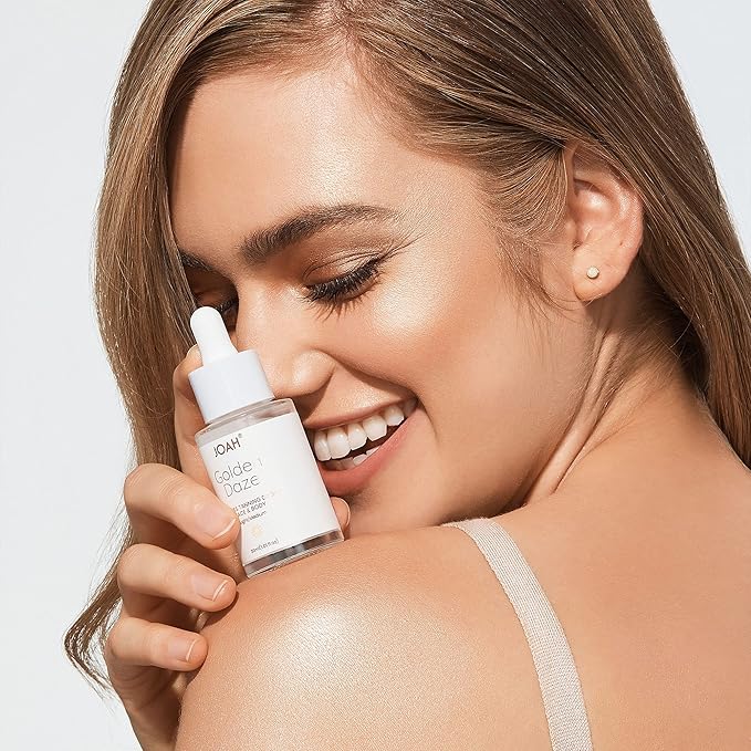 JOAH Self Tanner Drops, Medium/Deep, Vegan, Moisturizing, 1 Fl Oz