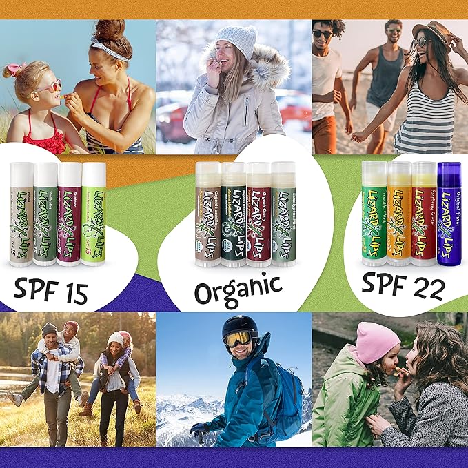 Lizard Lips SPF 15 Lip Balm (Citrus)