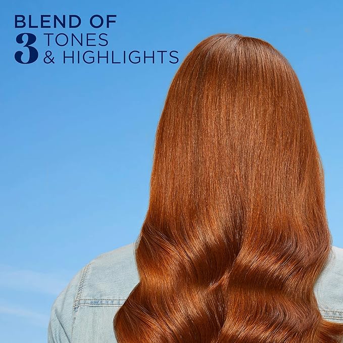 Clairol Nice'n Easy Permanent Hair Dye, 5R Medium Auburn Hair Color, Pack of 6