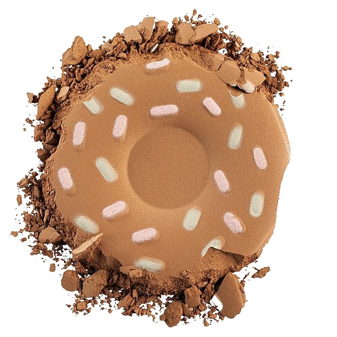 Physicians Formula Murumuru Butter Cheat Day Donut Bronzer, Lightweight, Cruelty-Free, For Sensitive Skin, Dark Shimmer Cream Bronzer, 0.38Oz, Sprinkles